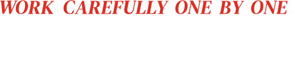 一つ一つを丁寧に！足場のことならウメケンにお任せください　WORK CAREFULLY ONE BY ONE